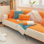 sofa cover orange D Smart Gadgets